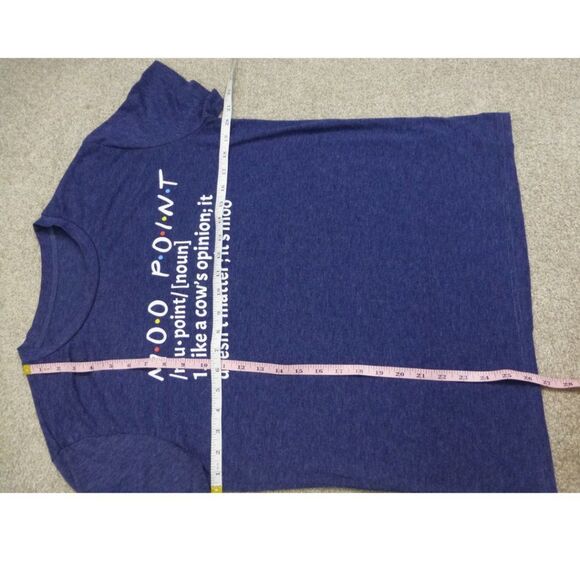 Friends TV Show. Joey Tribbiani Quote Moo Point T-Shirt - Picture 6 of 8